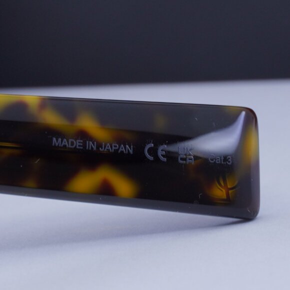 Saint Laurent SL M144 002 Cat Eye Sunglasses - Havana/Grey - Picture 9 of 10